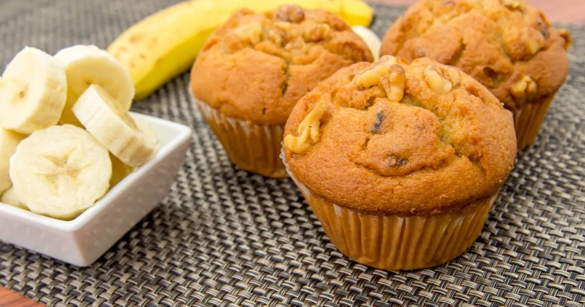 Healthy Banana Muffins
